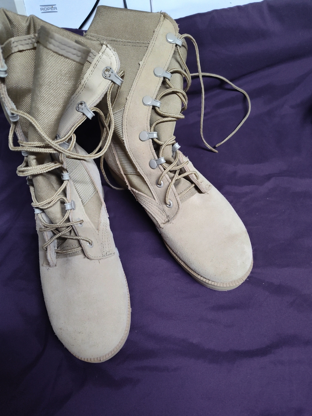 Women's Tactical Lace-Up Boot in Tan